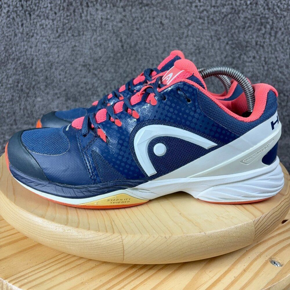 Head NZZZO Pro Tennis Shoes Womens 9.5 Blue Coral Athletic Sneakers Stability